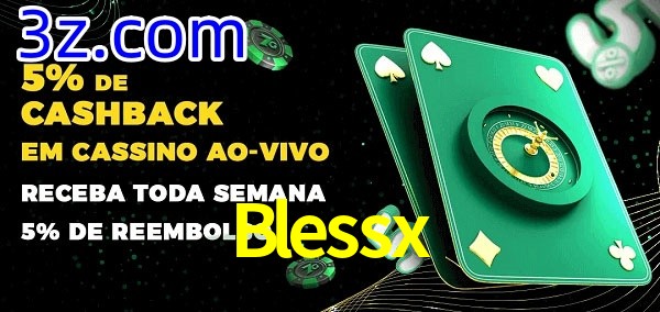 Promoções do cassino ao Vivo Blessx